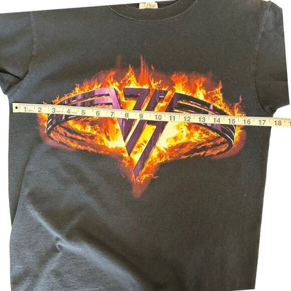 Vintage Van Halen Crew Neck Short Sleeve Tee Women's S 90's - Picture 6 of 7